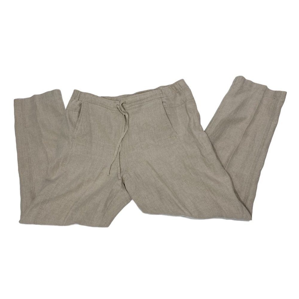 Orvis Linen Shoreline Cruiser Pants Beige - Size L